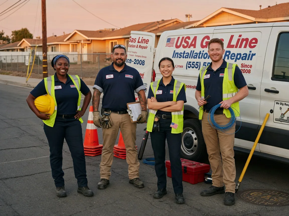 Gas Line Installation company in Peru, ME